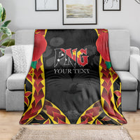 Personalised Papua New Guinea Remembrance Day Blanket