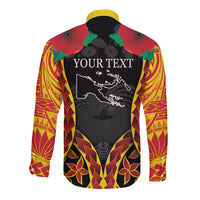 Personalised Papua New Guinea Remembrance Day Long Sleeve Button Shirt