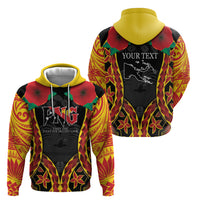 Personalised Papua New Guinea Remembrance Day Zip Hoodie