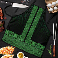 New Zealand Maori Kowhaiwhai Apron Kakariki Maui and Mangopare - Polynesian Pride