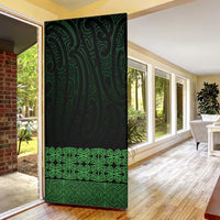 New Zealand Maori Kowhaiwhai Door Cover Kakariki Maui and Mangopare LT9 - Polynesian Pride