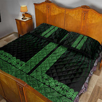 New Zealand Maori Kowhaiwhai Quilt Bed Set Kakariki Maui and Mangopare