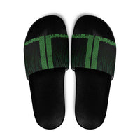 New Zealand Maori Kowhaiwhai Slide Sandals Kakariki Maui and Mangopare - Polynesian Pride