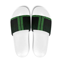 New Zealand Maori Kowhaiwhai Slide Sandals Kakariki Maui and Mangopare - Polynesian Pride