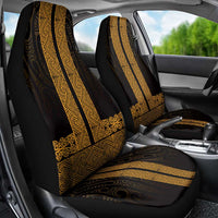 New Zealand Maori Kowhaiwhai Car Seat Cover Karaka Maui and Mangopare