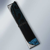 New Zealand Maori Kowhaiwhai Auto Sun Shade Kikorangi Maui and Mangopare - Polynesian Pride