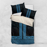 New Zealand Maori Kowhaiwhai Bedding Set Kikorangi Maui and Mangopare