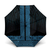 New Zealand Maori Kowhaiwhai Umbrella Kikorangi Maui and Mangopare - Polynesian Pride