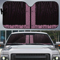 New Zealand Maori Kowhaiwhai Auto Sun Shade Mawhero Maui and Mangopare - Polynesian Pride