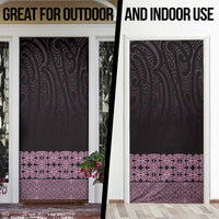 New Zealand Maori Kowhaiwhai Door Cover Mawhero Maui and Mangopare LT9 - Polynesian Pride