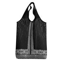 New Zealand Maori Kowhaiwhai Grocery Bag Pango Maui and Mangopare