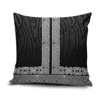 New Zealand Maori Kowhaiwhai Pillow Cover Pango Maui and Mangopare - Polynesian Pride