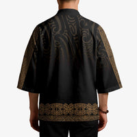 New Zealand Maori Kowhaiwhai Kimono Parauri Maui and Mangopare - Polynesian Pride