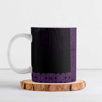 New Zealand Maori Kowhaiwhai Ceramic Mug Waiporoporo Maui and Mangopare - Polynesian Pride