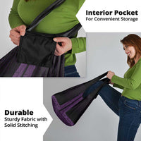 New Zealand Maori Kowhaiwhai Grocery Bag Waiporoporo Maui and Mangopare