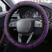 New Zealand Maori Kowhaiwhai Steering Wheel Cover Waiporoporo Maui and Mangopare LT9 - Polynesian Pride