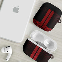 New Zealand Maori Kowhaiwhai AirPods Case Whero Maui and Mangopare LT9 - Polynesian Pride
