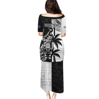 Custom Fiji New Zealand Family Matching Puletasi and Hawaiian Shirt Maori mix Tapa Pattern Version LT9 - Polynesian Pride