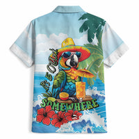 Funny Parrot Margarita Five O'clock Somewhere Hawaiian Shirt LT9 - Polynesian Pride