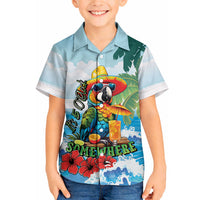 Funny Parrot Margarita Five O'clock Somewhere Hawaiian Shirt LT9 - Polynesian Pride