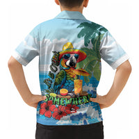 Funny Parrot Margarita Five O'clock Somewhere Hawaiian Shirt LT9 - Polynesian Pride