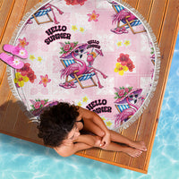 Hawaii Flamingo Hello Summer Beach Blanket Hawaiian Quilt Pattern