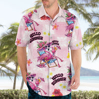 Hawaii Flamingo Hello Summer Hawaiian Shirt Hawaiian Quilt Pattern LT9 - Polynesian Pride