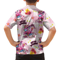 Hawaii Flamingo Hello Summer Hawaiian Shirt Hawaiian Quilt Pattern LT9 - Polynesian Pride