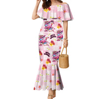 Hawaii Flamingo Hello Summer Mermaid Dress Hawaiian Quilt Pattern