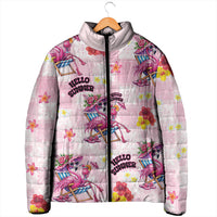 Hawaii Flamingo Hello Summer Padded Jacket Hawaiian Quilt Pattern