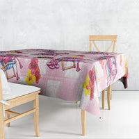 Hawaii Flamingo Hello Summer Tablecloth Hawaiian Quilt Pattern