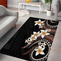 Vintage Plumeria Pacific Floral Area Rug