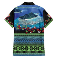 Personalised Fiji Viti Levu Family Matching Long Sleeve Bodycon Dress and Hawaiian Shirt Tagimoucia and Tapa Tribal Pattern LT9 - Polynesian Pride