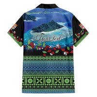 Personalised Fiji Viti Levu Family Matching Short Sleeve Bodycon Dress and Hawaiian Shirt Tagimoucia and Tapa Tribal Pattern LT9 - Polynesian Pride