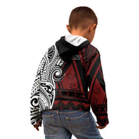 Personalised Tonga Constitution Day 1875 Kid Hoodie Polynesian Tribal Tattoo