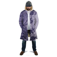 Polynesia Cloak Hibiscus Hawaiian Tribal Tattoo Retro Violet - Polynesian Pride