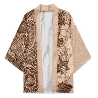Polynesia Kimono Hibiscus Hawaiian Tribal Tattoo Retro Pink Pastel - Polynesian Pride