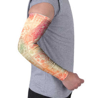 Hawaii Sweat Pink Ombre Arm Sleeves Aloha Tribal Pattern - Polynesian Pride