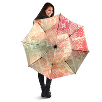 Hawaii Sweat Pink Ombre Umbrella Aloha Tribal Pattern - Polynesian Pride