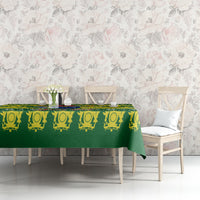 Personalised Cook Islands Christmas Tablecloth Santa Beach Meri Kiritimiti LT9 - Polynesian Pride