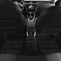 Custom Rugby Cook Islands Avaiki Car Mats Black Kuki Airani Tribal Maori Inspired - Polynesian Pride