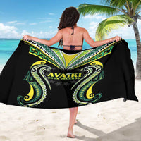 Rugby Cook Islands Avaiki Sarong Black Kuki Airani Tribal Maori Inspired LT9 - Polynesian Pride