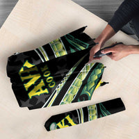 Rugby Cook Islands Avaiki Umbrella Black Kuki Airani Tribal Maori Inspired LT9 - Polynesian Pride