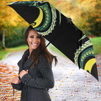 Rugby Cook Islands Avaiki Umbrella Black Kuki Airani Tribal Maori Inspired LT9 - Polynesian Pride