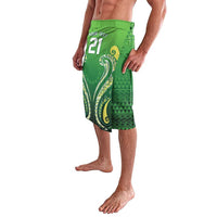 Custom Rugby Cook Islands Avaiki Lavalava Green Kuki Airani Tribal Maori Inspired LT9 - Polynesian Pride