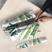 Rugby Cook Islands Avaiki Umbrella White Kuki Airani Tribal Maori Inspired LT9 - Polynesian Pride