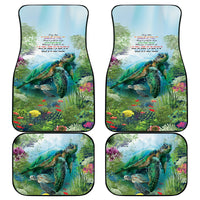 Polynesia Mother's Day Car Mats Magnificent Sea Turtle Of Love and Gratitude