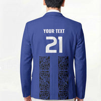 Custom Oceania Football NZ Auckland Blazer Maori Tribal Pattern