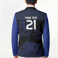 Custom Oceania Football NZ Auckland Blazer Minimal City Map Style