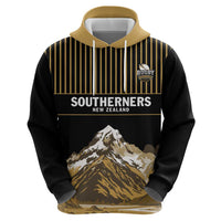 Custom Oceania Football NZ South Island Hoodie Minimal Mount Cook Silhouette LT9 - Polynesian Pride